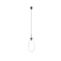 Lampa wisząca PEAR L 7797 transparentna E27 wys.195cm