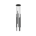 Lampa wisząca Nowodvorski LASER 1000 7667 czarna G9 wys.172cm