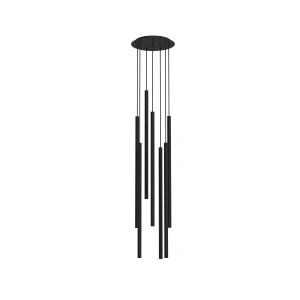 Lampa wisząca Nowodvorski LASER 1000 7667 czarna G9 wys.172cm