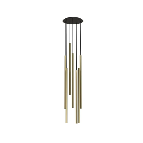 Lampa wisząca LASER 1000 7668 mosiądz G9 wys.172cm