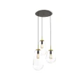 Lampa wisząca PEAR 7794 transparentna E27 wys.130cm