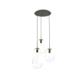 Lampa wisząca PEAR 7794 transparentna E27 wys.130cm