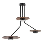 Lampa wisząca Nowodvorski Plafon DISK 7644 czarna GX53 wys.60cm