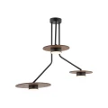 Lampa wisząca Plafon DISK 7644 czarna GX53 wys.60cm
