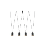 Lampa wisząca Nowodvorski MORE TONE 7814 czarna GU10 wys.122cm