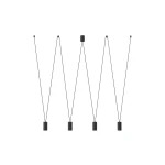 Lampa wisząca Nowodvorski MORE EYE 7822 czarna GU10 wys.120cm