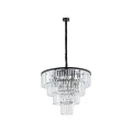 Lampa wisząca CRISTAL L 7614 transparentna E14 wys.170cm