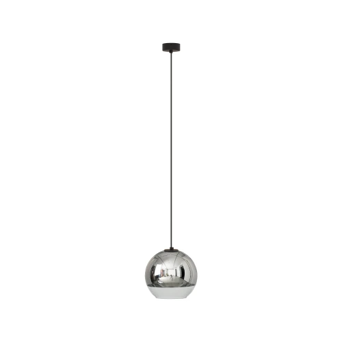 Lampa wisząca GLOBE PLUS S 7605 srebrna E27 wys.145cm