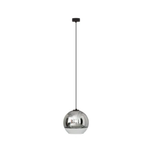 Lampa wisząca Nowodvorski GLOBE PLUS M 7606 srebrna E27 wys.150cm
