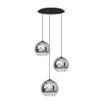 Lampa wisząca Nowodvorski GLOBE PLUS 7607 srebrna E27 wys.120cm
