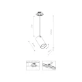 Oprawa podtynkowa MONO SURFACE LONG S 7680 czarna GU10