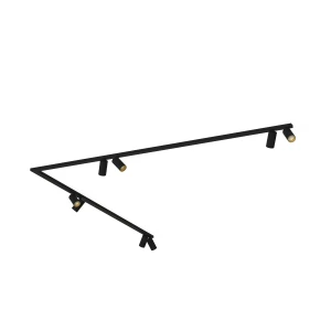 Spot Nowodvorski MONO CORNER 2x200 7702 czarny GU10