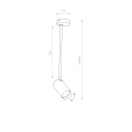 Lampa wisząca MONO LONG M 7671 biała GU10 wys.36-41cm