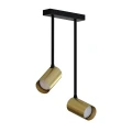 Lampa wisząca MONO LONG 7733 mosiądz GU10 wys.36-41cm