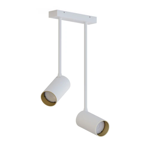 Lampa wisząca MONO LONG 7672 biała GU10 wys.36-41cm