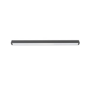 Plafon STRAIGHT grafit, antracyt szer.5.5cm  CEILING LED L