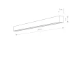 Kinkiet STRAIGHT WALL LED  L Nowodvorski Lighting
