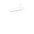 Kinkiet STRAIGHT WALL LED S Nowodvorski Lighting