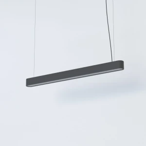 Lampa wisząca Nowodvorski SOFT LED 90X6 grafit antracyt 1xLED wys.150cm
