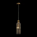 Lampa wisząca ANTIC MOD302PL-01CG Bursztynowy 1xE14 wys.34.7cm