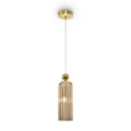 Lampa wisząca ANTIC MOD302PL-01CG Bursztynowy 1xE14 wys.34.7cm