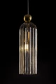 Lampa wisząca ANTIC MOD302PL-01CG Bursztynowy 1xE14 wys.34.7cm