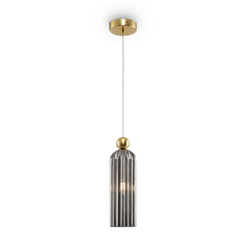 Lampa wisząca ANTIC MOD302PL-01GR szara 1xE14 wys.34.7cm