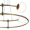 Lampa wisząca BALANCE MOD317PL-04G złota 4xG9 wys.24.5cm