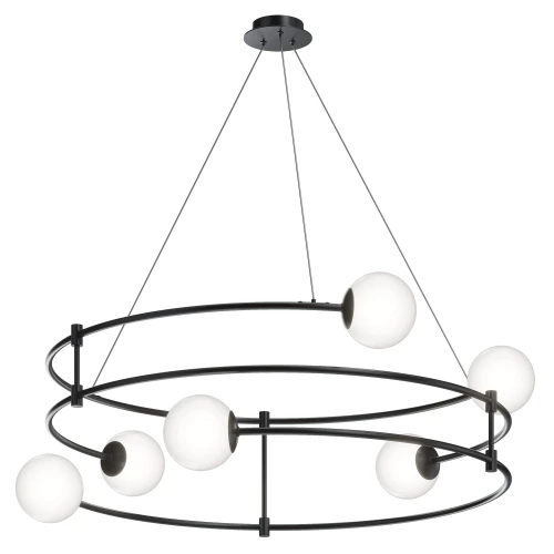 Lampa wisząca BALANCE MOD317PL-06B czarna 6xG9 wys.32cm
