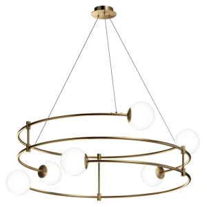 Lampa wisząca Maytoni BALANCE MOD317PL-06G złota 6xG9 32cm