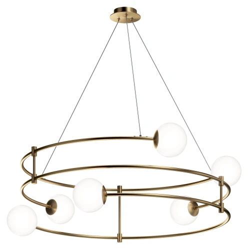 Lampa wisząca BALANCE MOD317PL-06G złota 6xG9 wys.32cm