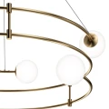 Lampa wisząca BALANCE MOD317PL-06G złota 6xG9 wys.32cm