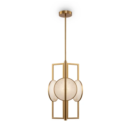 Lampa wisząca MARMO MOD099PL-03G złota 3xE14 wys.51