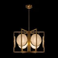 Lampa wisząca MARMO MOD099PL-06G złota 6xE14 wys.37.5