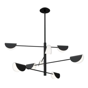 Lampa wisząca Maytoni MOLLIS MOD126PL-08B czarna 8xG9