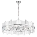 Lampa wisząca CEREZO MOD201PL-07N srebrna 7xE14 wys.34cm