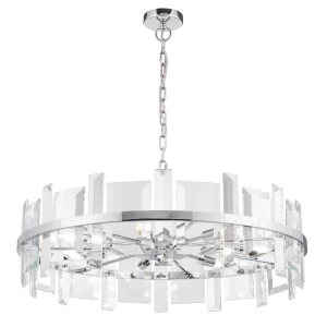 Lampa wisząca Maytoni CEREZO MOD201PL-07N srebrna 7xE14 34cm