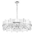 Lampa wisząca CEREZO MOD201PL-07N srebrna 7xE14 wys.34cm