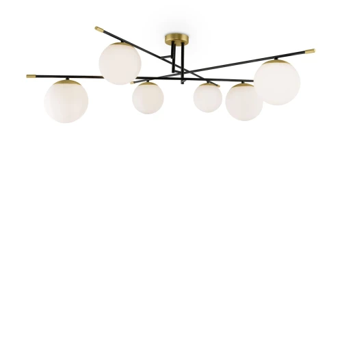 Plafon NOSTALGia MOD048CL-06G 6xE14 szer.115cm