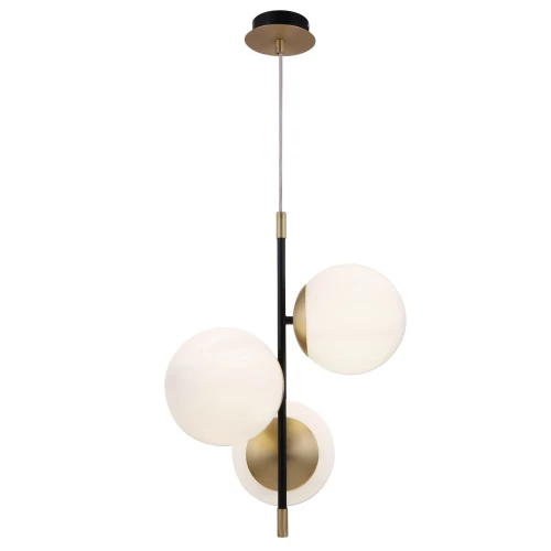 Lampa wisząca NOSTALGIA MOD048PL-03G złota 3xE14 wys.43cm