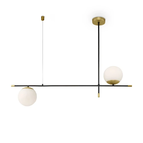 Lampa wisząca NOSTALGIA MOD048PL-02G złota 2xE14 wys.76cm