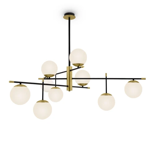 Lampa wisząca NOSTALGIA MOD048PL-09G złota 9xE14 wys.58.6cm