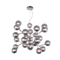 Lampa wisząca DALLAS MOD545PL-24CH srebrna 24xG9 wys.40cm