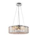 Plafon RECINTO MOD080CL-06CH srebrny 6xE27 szer.40cm