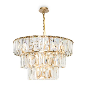 Lampa wisząca Maytoni PUNTES MOD043PL-18G złota 18xE14 50cm
