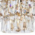 Lampa wisząca PUNTES MOD043PL-18G złota 18xE14 wys.50cm