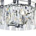 Lampa wisząca PUNTES MOD043PL-18CH srebrna 18xE14 wys.50cm