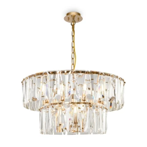 Lampa wisząca Maytoni PUNTES MOD043PL-12G złota 12xE14 37cm