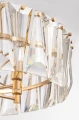 Lampa wisząca PUNTES MOD043PL-04G złota 4xE14 wys.23.8cm