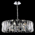 Lampa wisząca PUNTES MOD043PL-06CH srebrna 6xE14 wys.23.8cm
